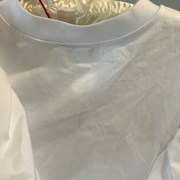 Alexander McQueen asymmetrical cotton blouse size 42 - Picture 2 of 6